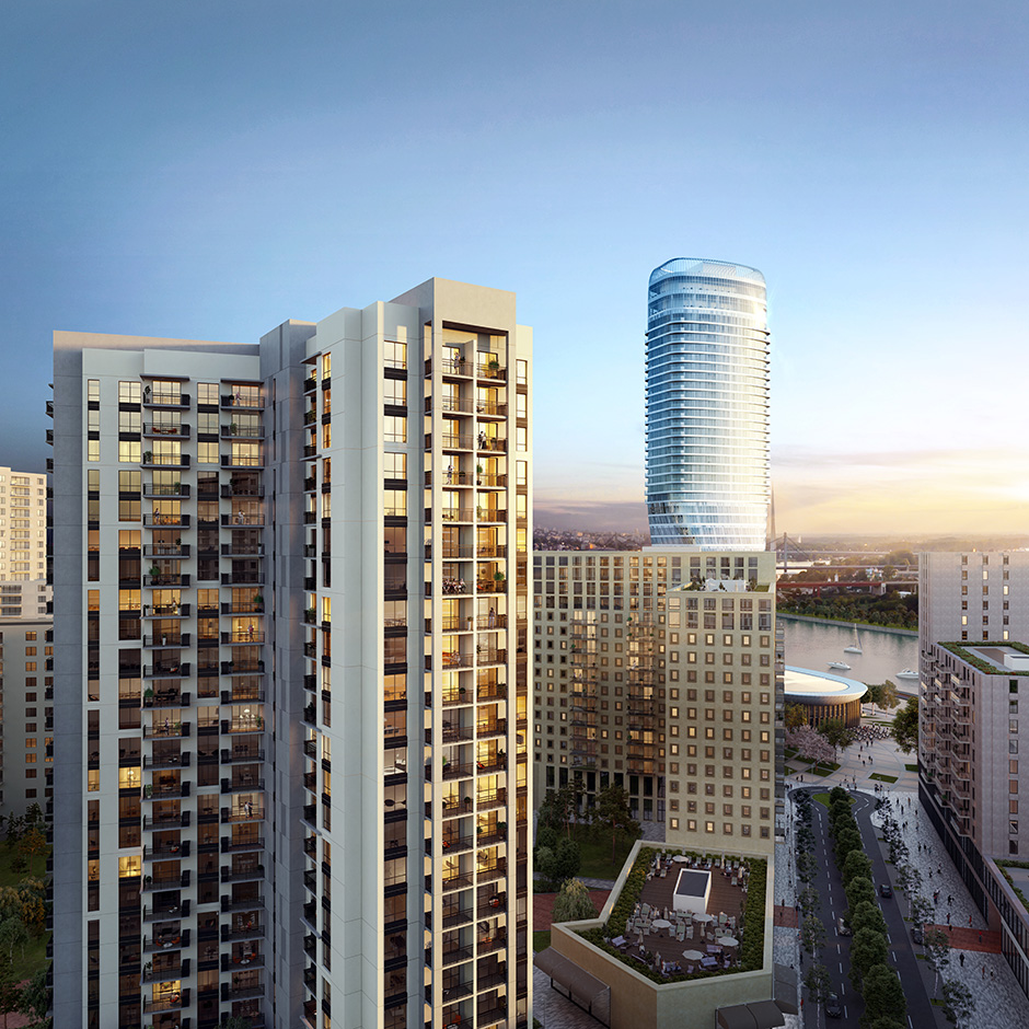 KW Serbia Prodaja stanova Beograd na vodi, zgrada Arcadia